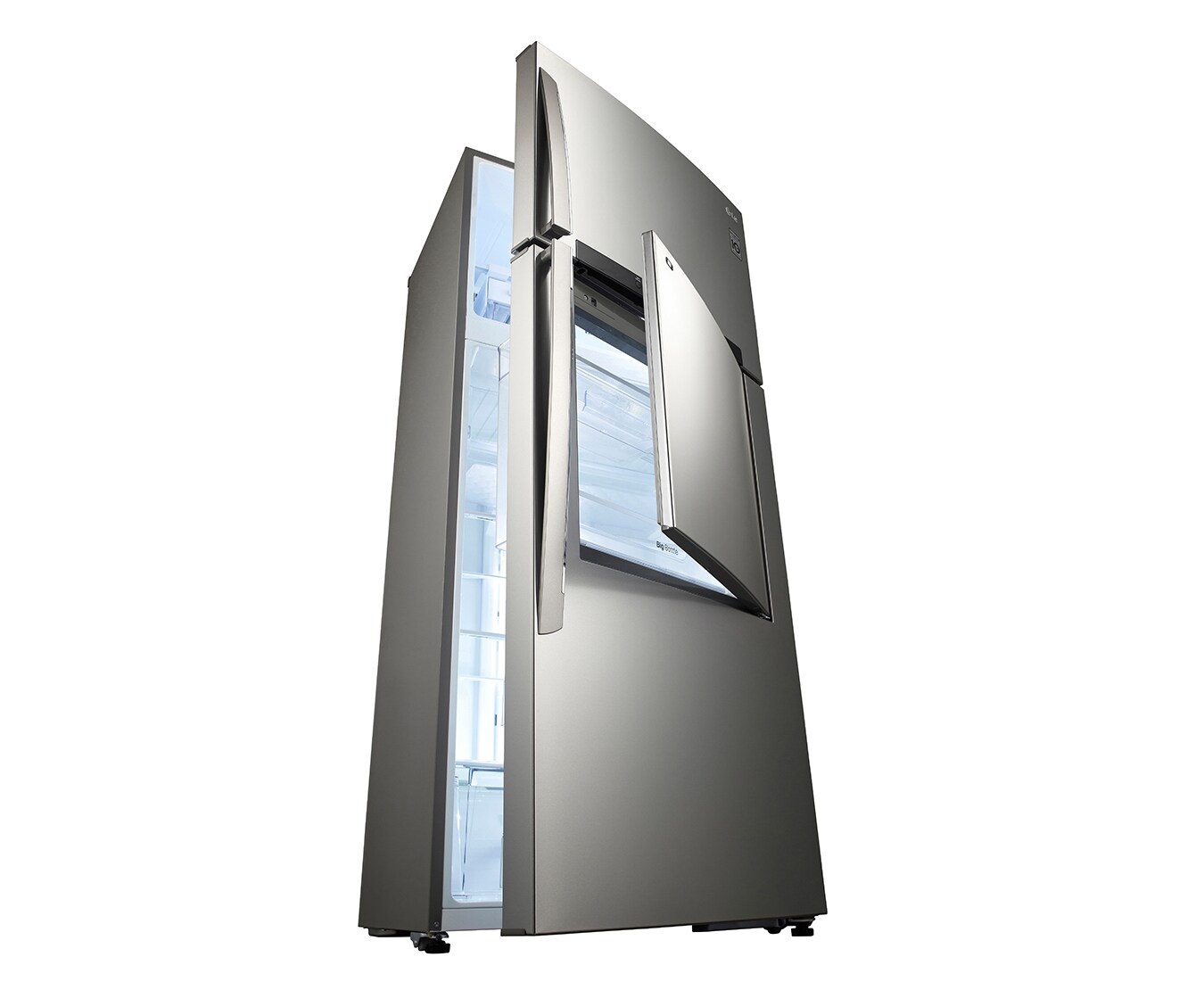 LG 2 Pintu Door-in-Door™ - Hygiene Fresh+™, GN-D702HLAL